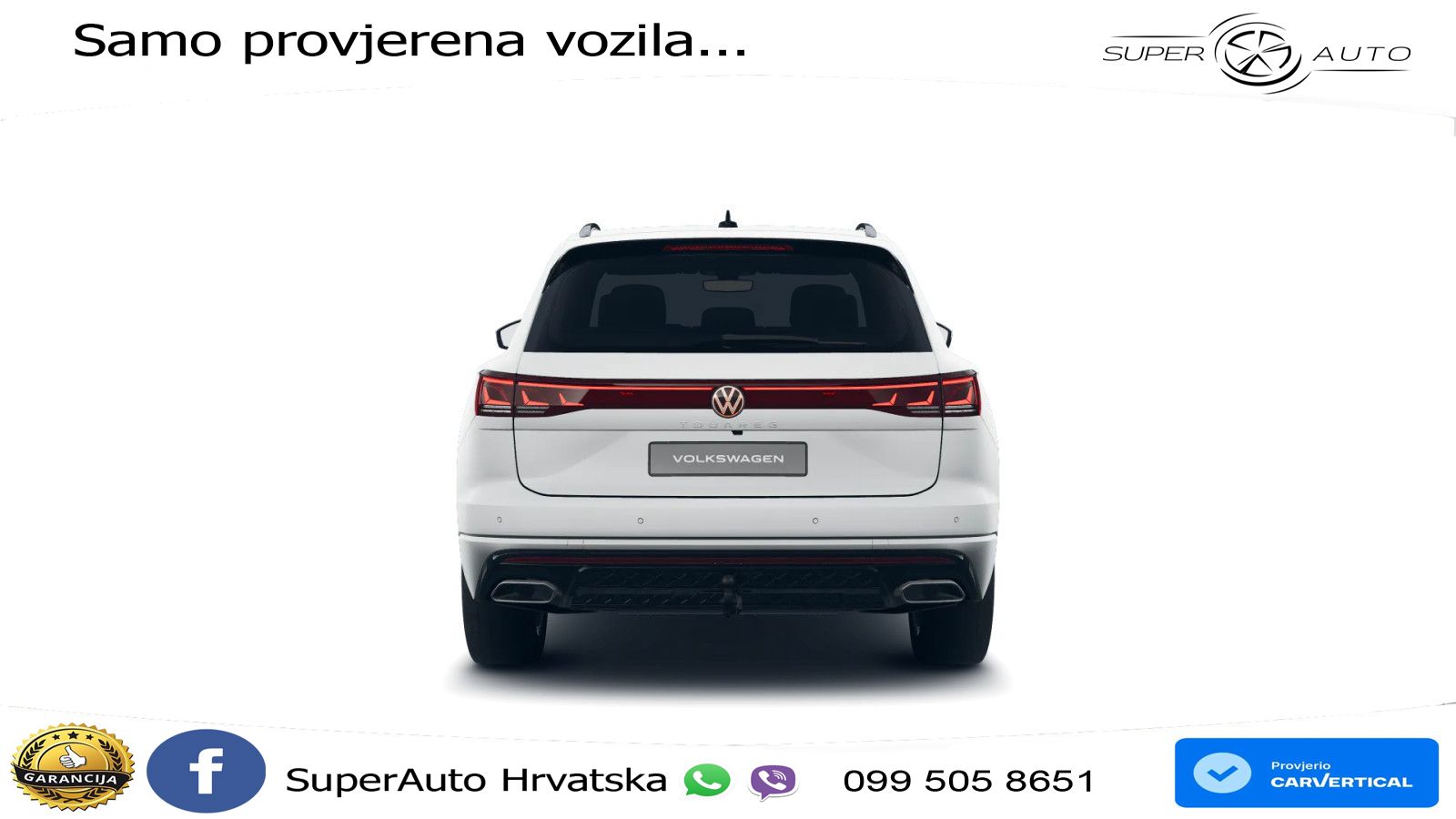 Volkswagen Touareg 3.0 V6 TDI (231 KS) 4MOTION Tiptronic ZRAČNI+ACC+4xGR SJED+KAM