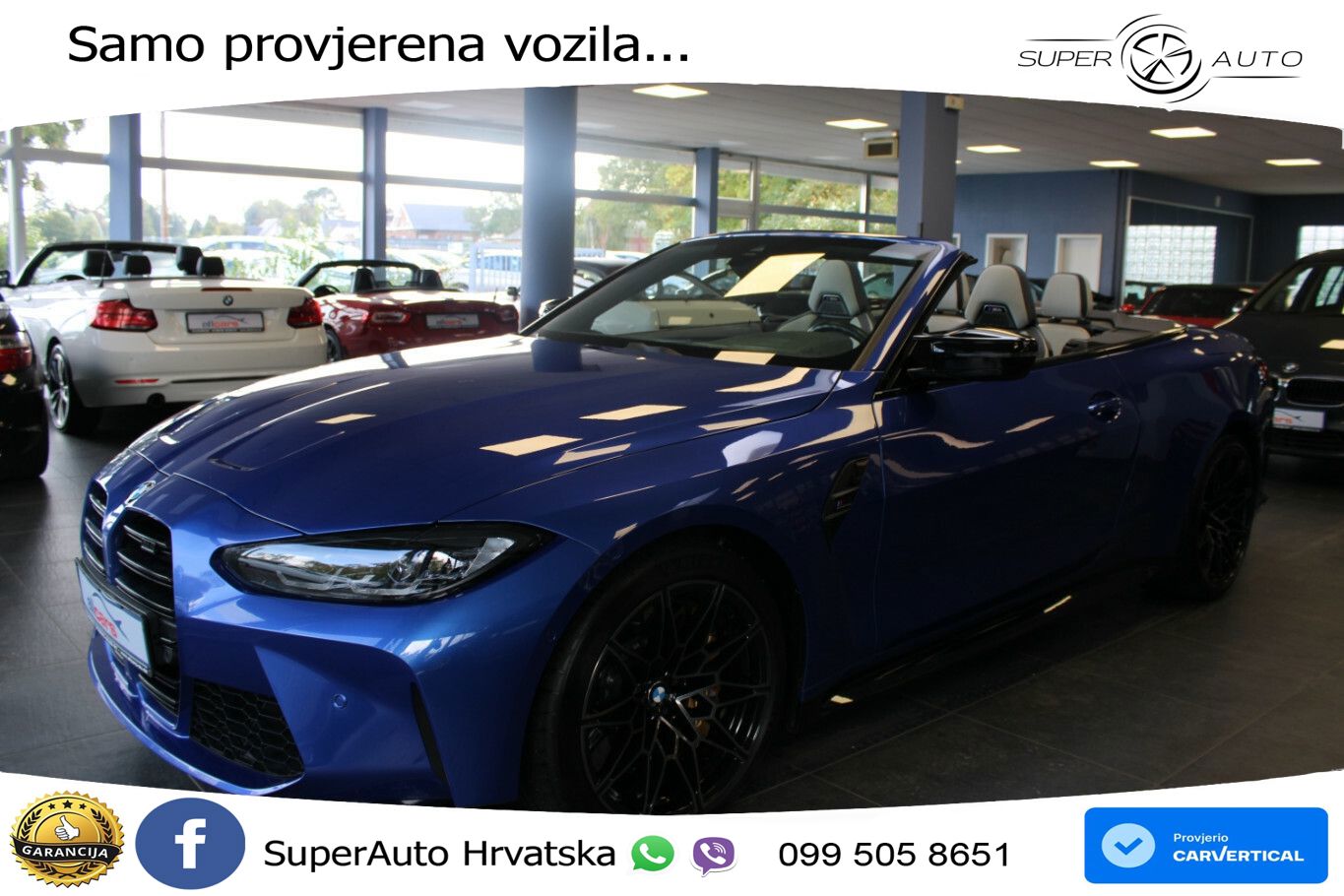 BMW M4 Convertible Competition 3.0 (510 KS) xDrive Steptronic LED+GR SJED+ACC