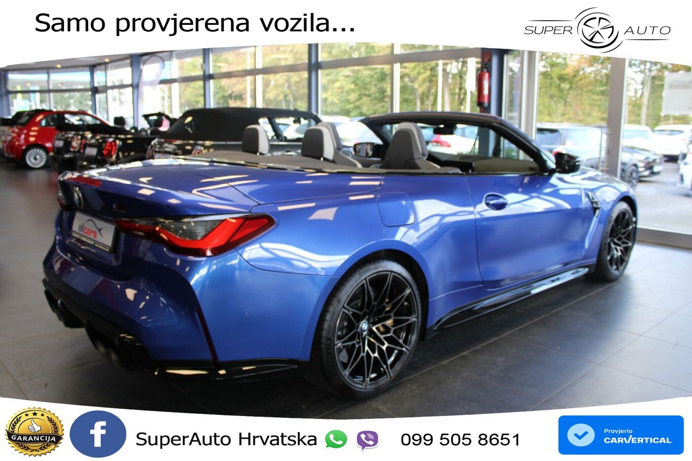 BMW M4 Convertible Competition 3.0 (510 KS) xDrive Steptronic LED+GR SJED+ACC