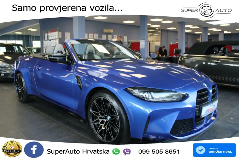 BMW M4 Convertible Competition 3.0 (510 KS) xDrive Steptronic LED+GR SJED+ACC