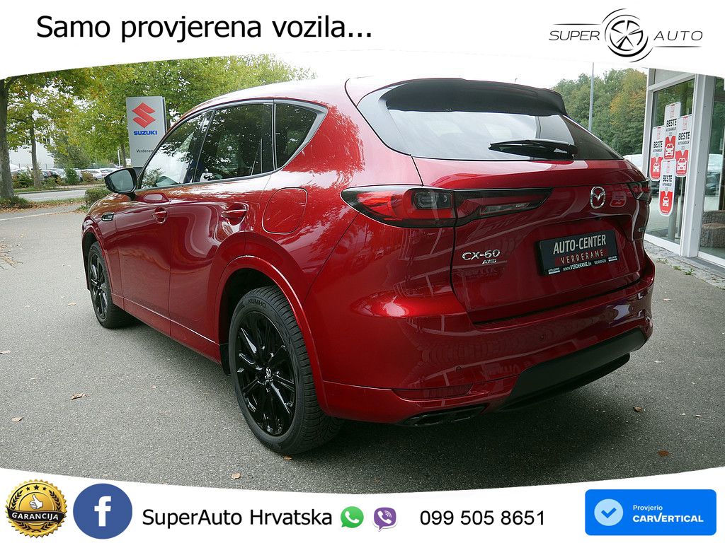 Mazda CX-60 2.5 e-Skyactiv (328 KS) AWD Automatic MATRIX+GR SJED+KAM