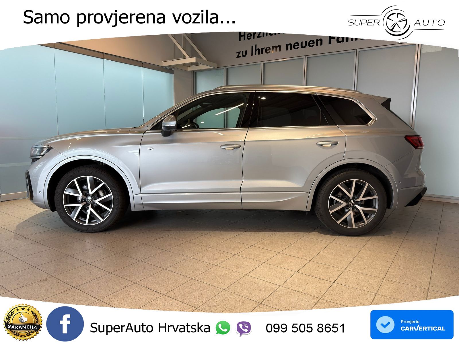 Volkswagen Touareg 3.0 V6 TDI (286 KS) 4MOTION Tiptronic R-Line ZRAČNI+ACC+GR SJED+KAM+PANO