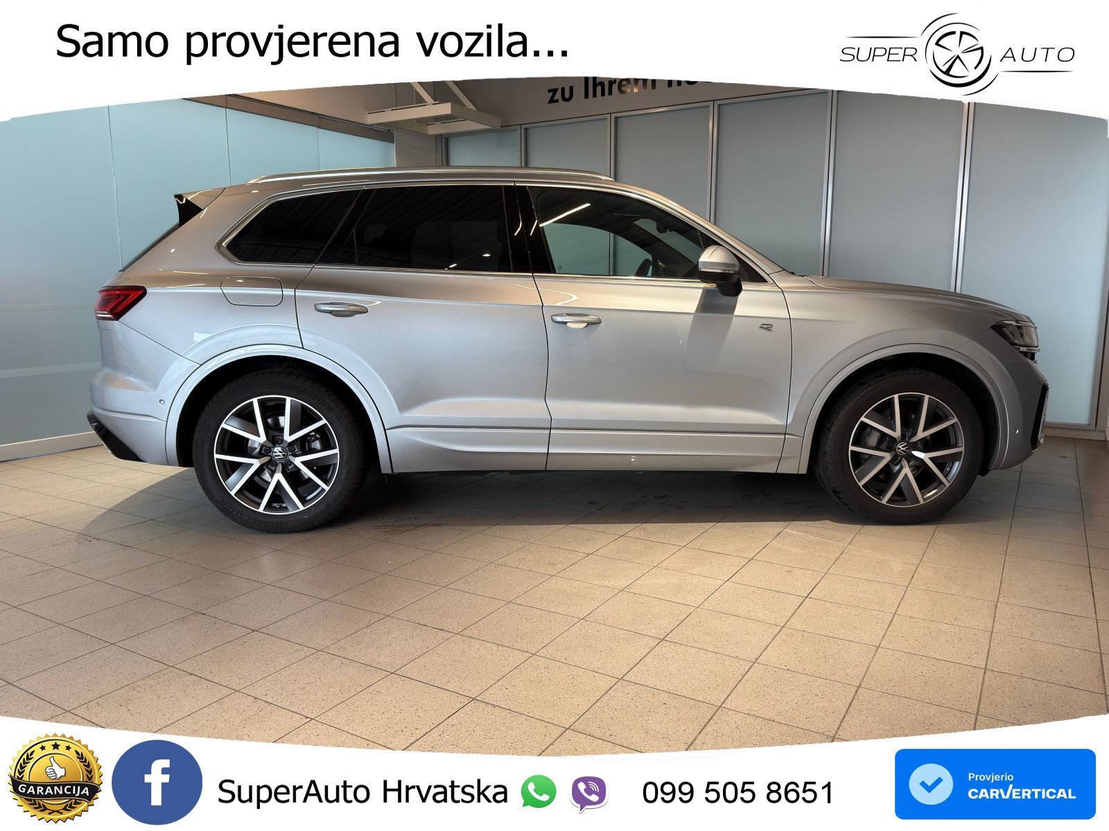 Volkswagen Touareg 3.0 V6 TDI (286 KS) 4MOTION Tiptronic R-Line ZRAČNI+ACC+GR SJED+KAM+PANO