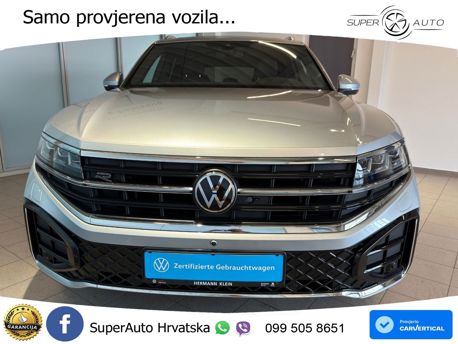 Volkswagen Touareg 3.0 V6 TDI (286 KS) 4MOTION Tiptronic R-Line ZRAČNI+ACC+GR SJED+KAM+PANO