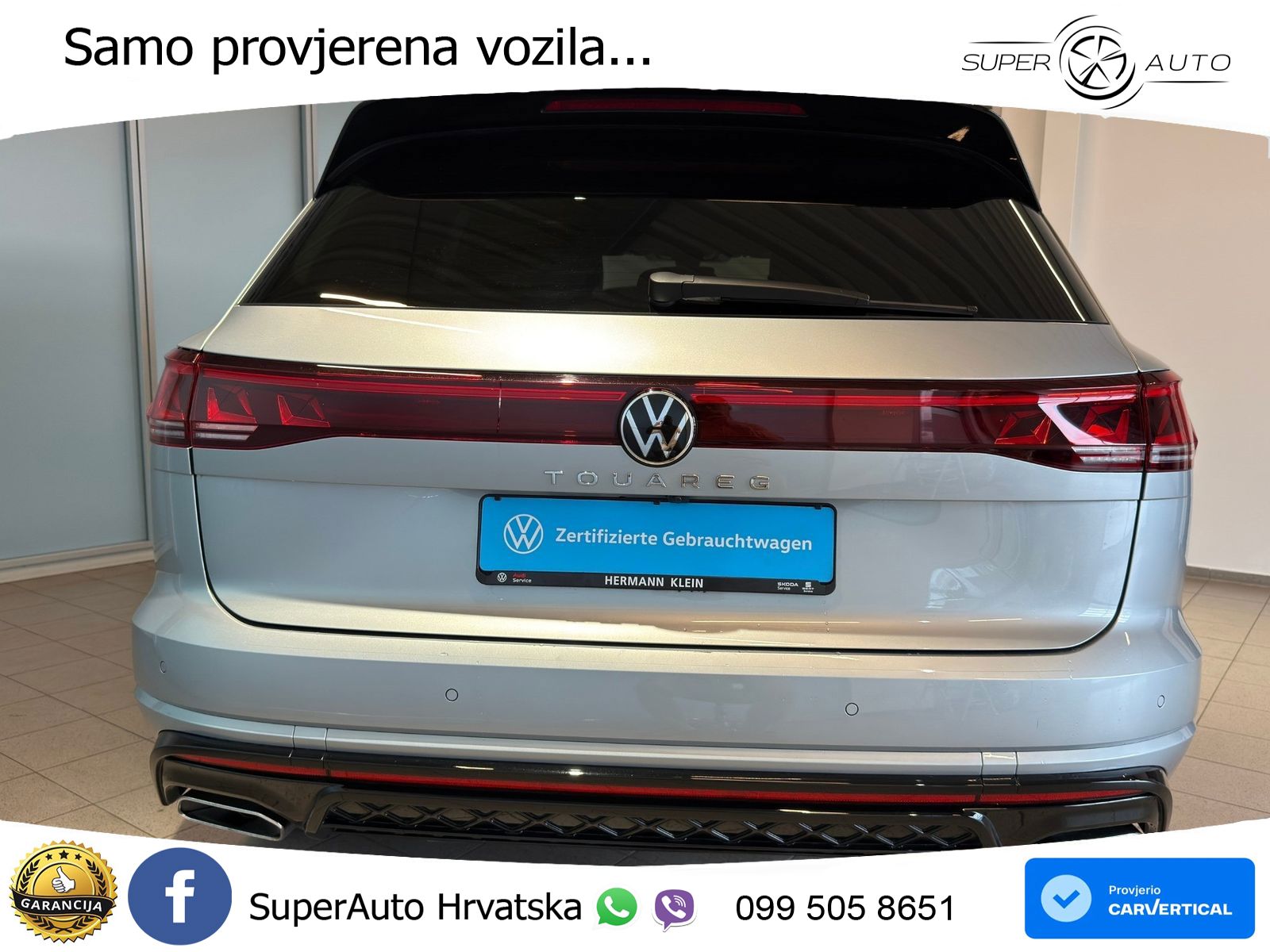 Volkswagen Touareg 3.0 V6 TDI (286 KS) 4MOTION Tiptronic R-Line ZRAČNI+ACC+GR SJED+KAM+PANO