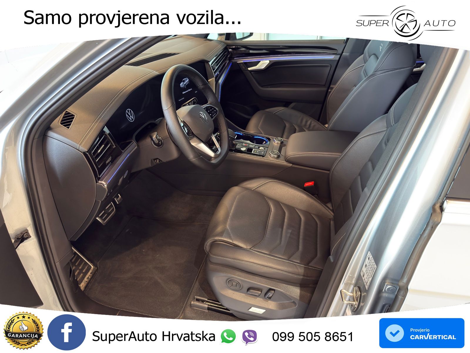Volkswagen Touareg 3.0 V6 TDI (286 KS) 4MOTION Tiptronic R-Line ZRAČNI+ACC+GR SJED+KAM+PANO