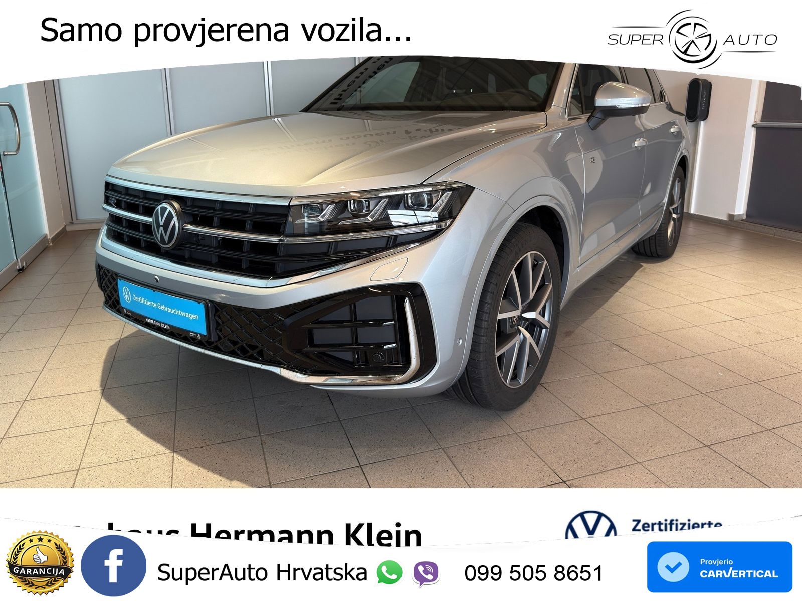 Volkswagen Touareg 3.0 V6 TDI (286 KS) 4MOTION Tiptronic R-Line ZRAČNI+ACC+GR SJED+KAM+PANO