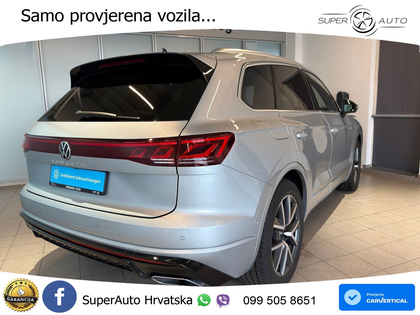 Volkswagen Touareg 3.0 V6 TDI (286 KS) 4MOTION Tiptronic R-Line ZRAČNI+ACC+GR SJED+KAM+PANO