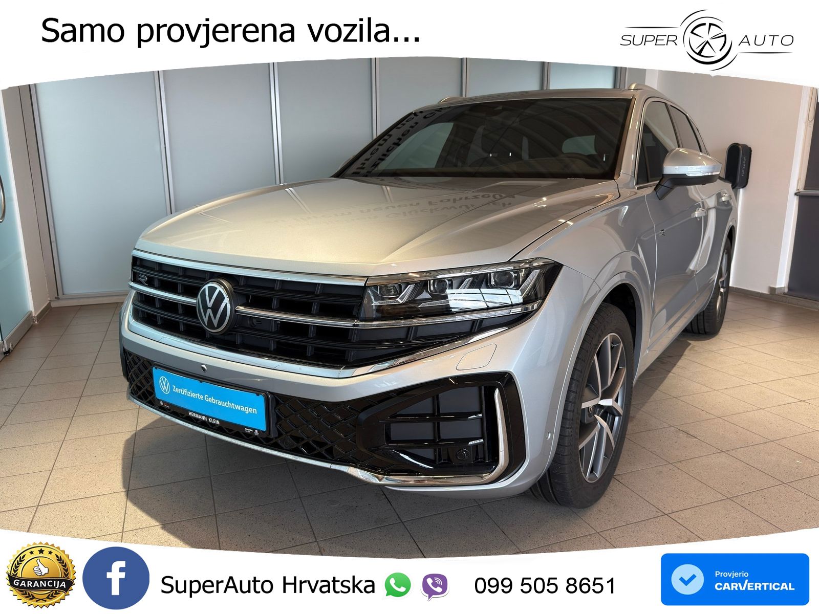 Volkswagen Touareg 3.0 V6 TDI (286 KS) 4MOTION Tiptronic R-Line ZRAČNI+ACC+GR SJED+KAM+PANO