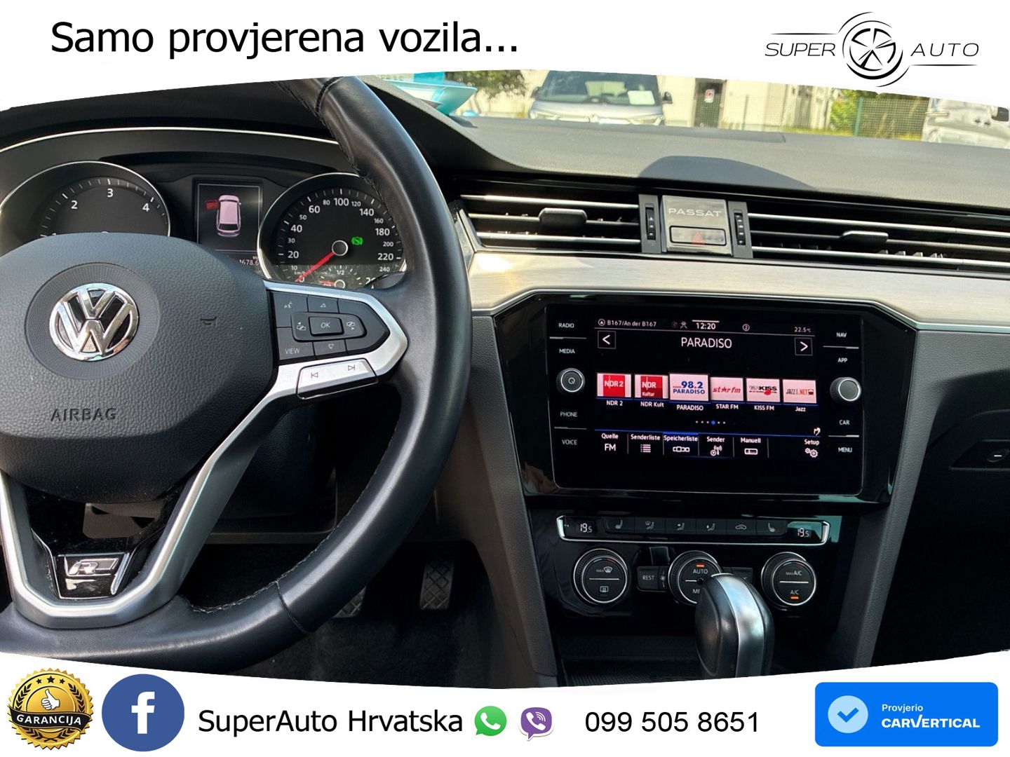 Volkswagen Passat Variant 2.0 TDI (190 KS) DSG R-Line LED+GR SJED+ACC