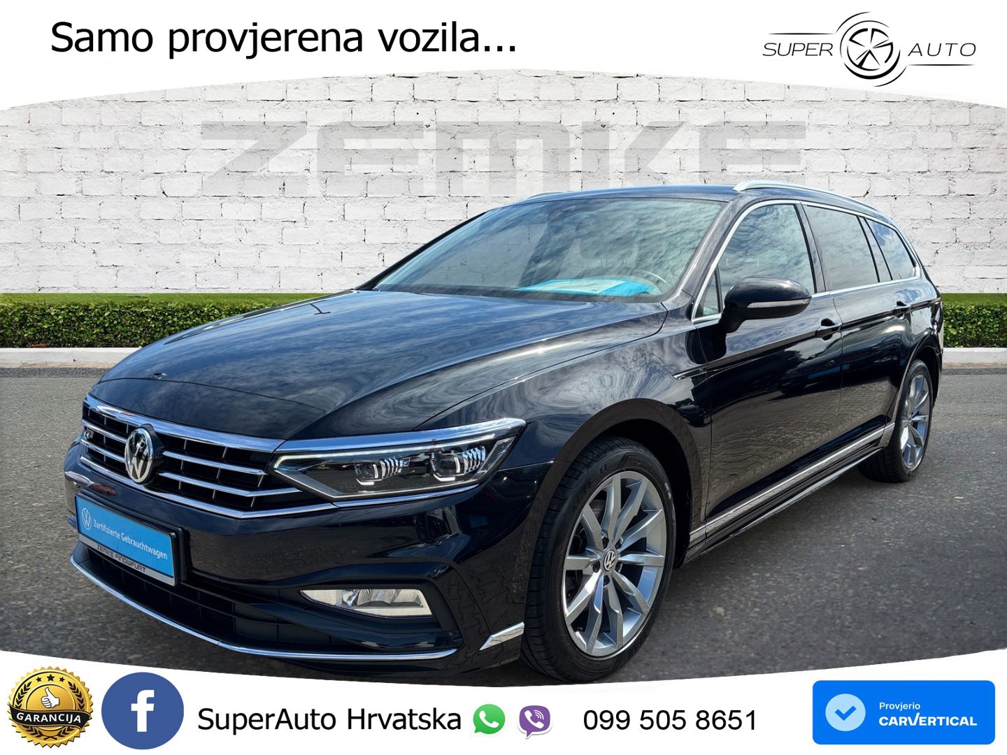 Volkswagen Passat Variant 2.0 TDI (190 KS) DSG R-Line LED+GR SJED+ACC