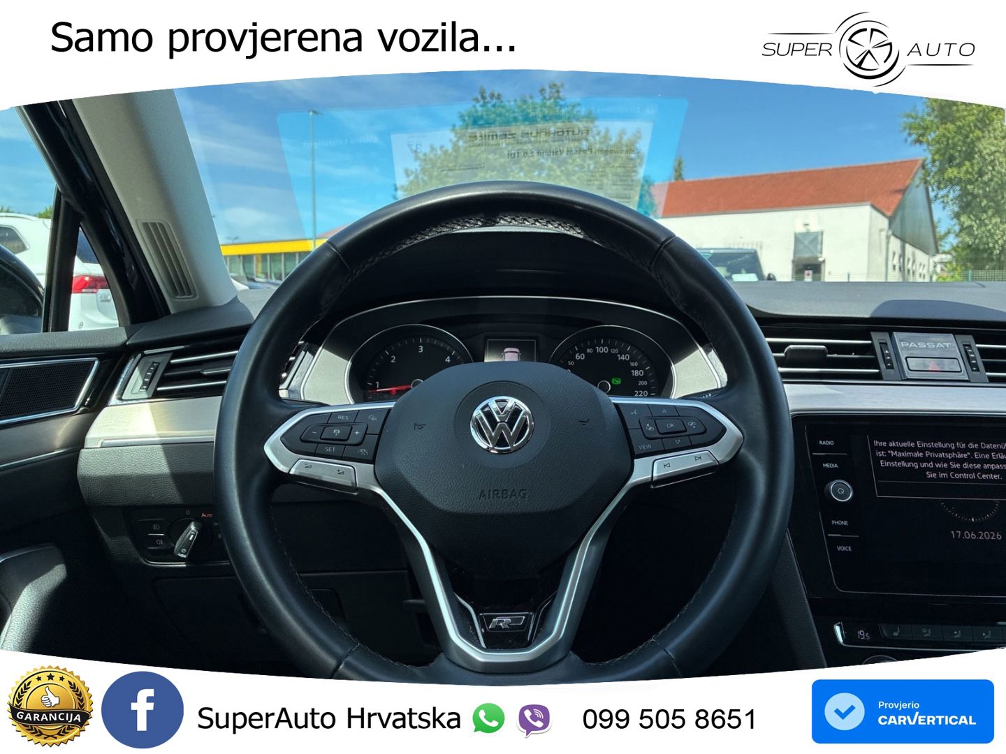 Volkswagen Passat Variant 2.0 TDI (190 KS) DSG R-Line LED+GR SJED+ACC