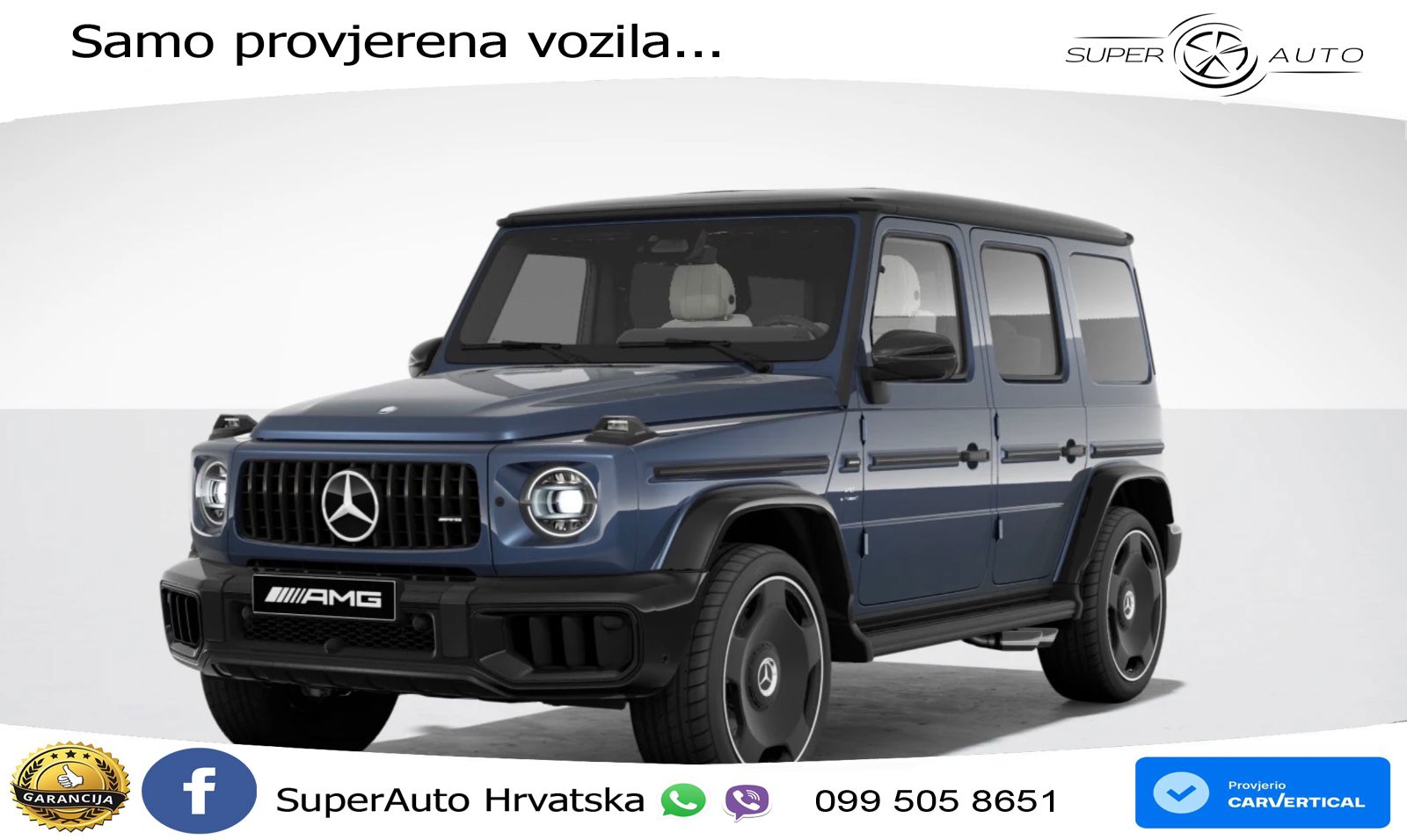 Mercedes AMG G 63 Long V8 (585 KS) 4MATIC 9G-TRONIC AMG SPEEDSHIFT TCT LED+GR SJED+ACC