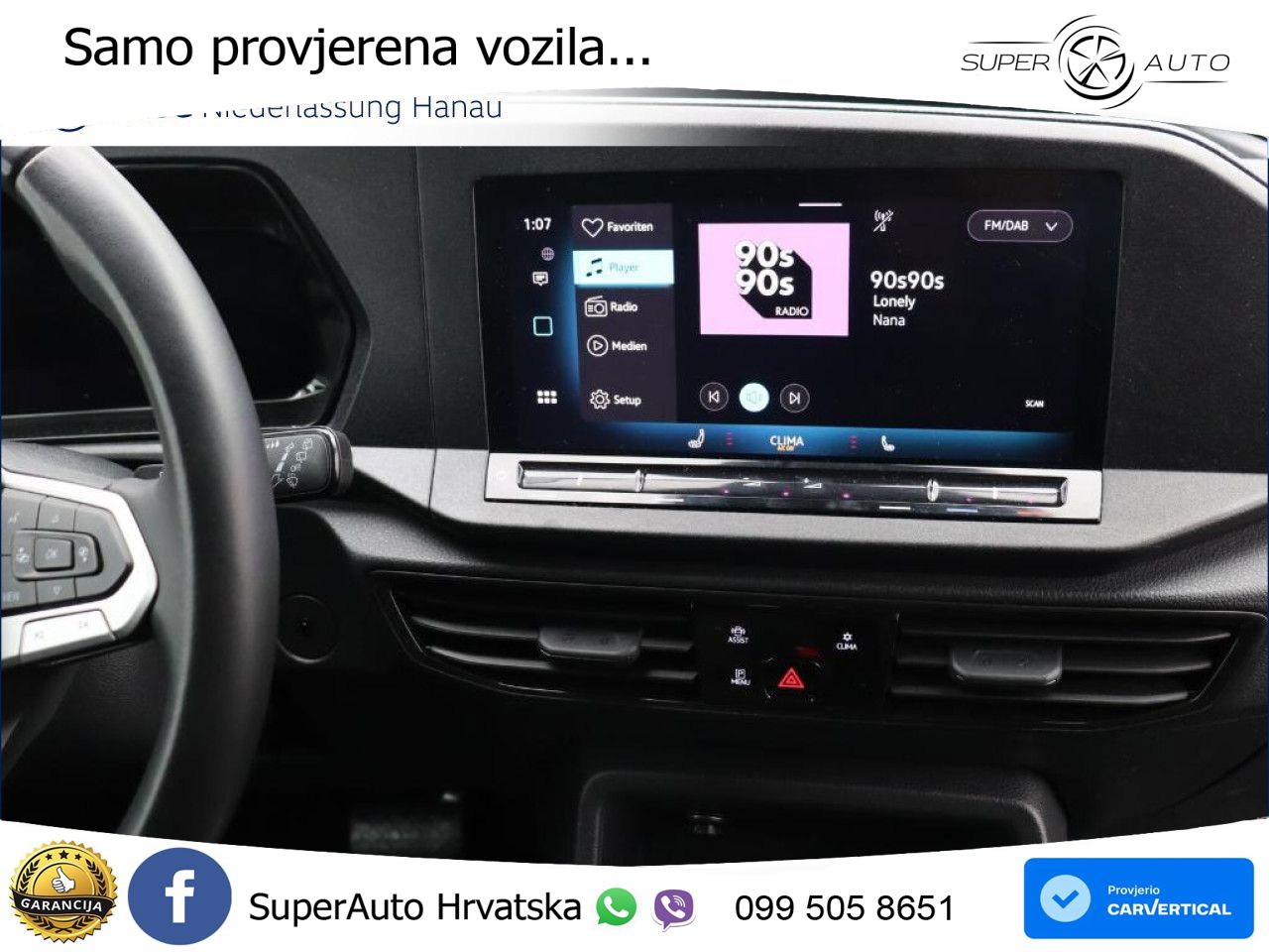 Volkswagen Caddy Maxi Cargo Sitzheizung Kamera Klima ZV 122 KS