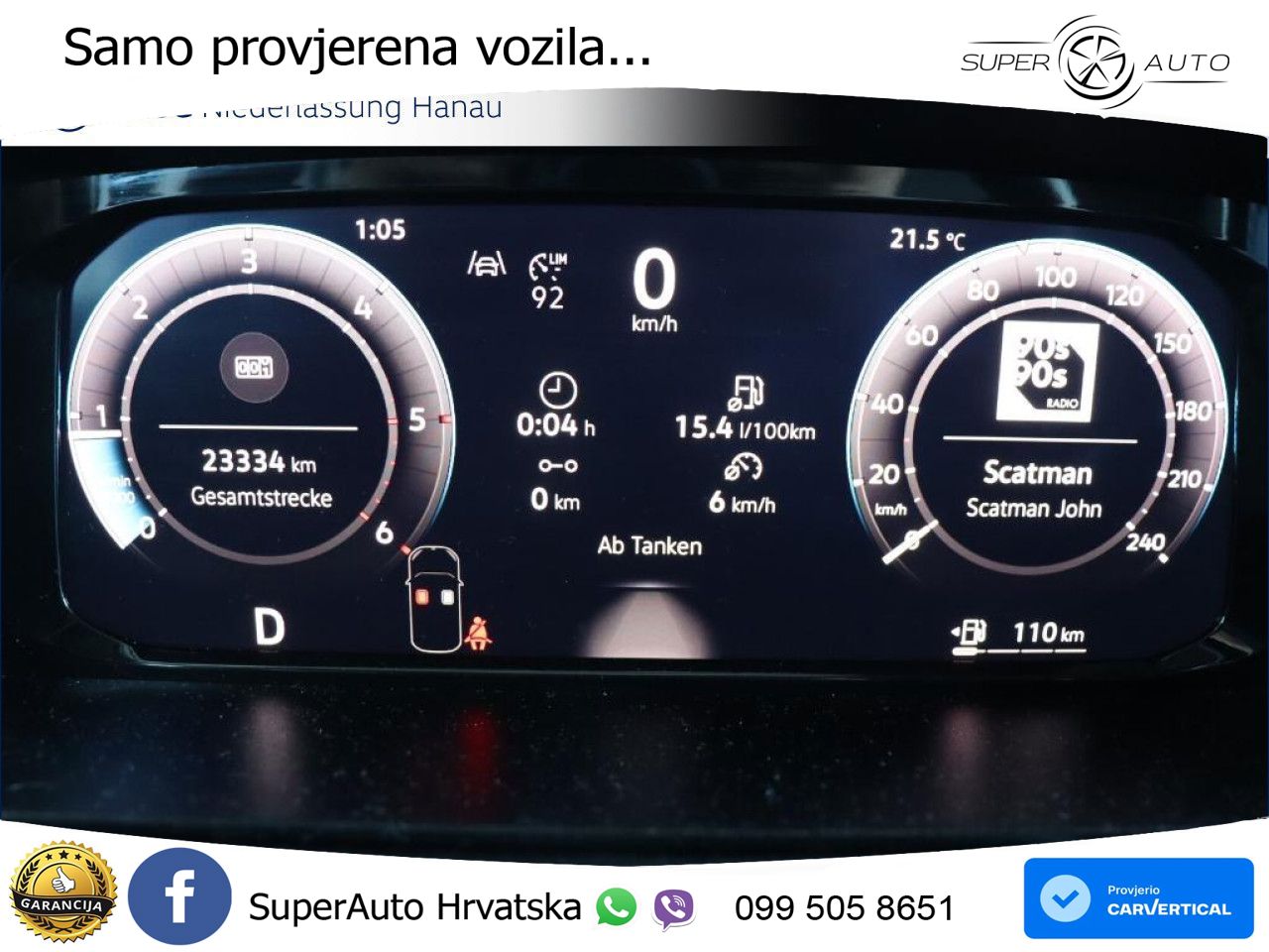 Volkswagen Caddy Maxi Cargo Sitzheizung Kamera Klima ZV 122 KS