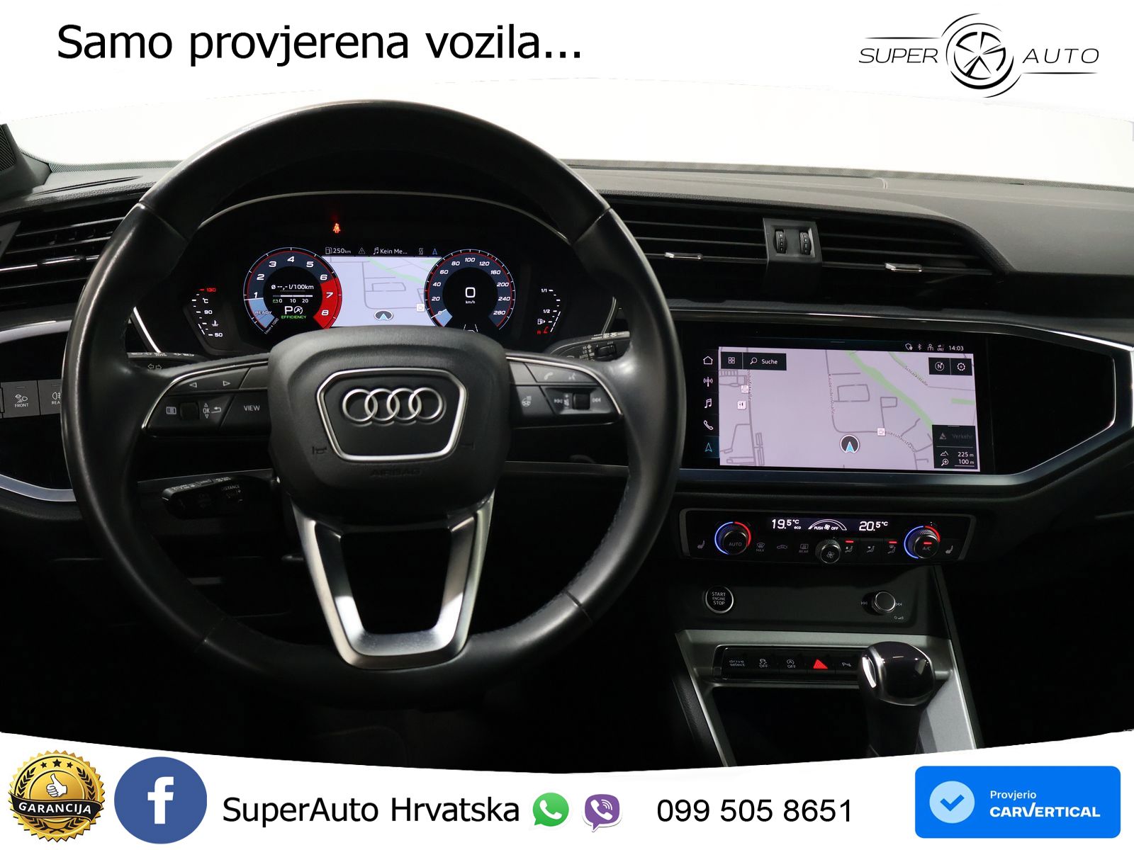 Audi Q3 II Sportback 40 TFSI (190 KS) quattro S tronic S line LED+GR SJED+ACC