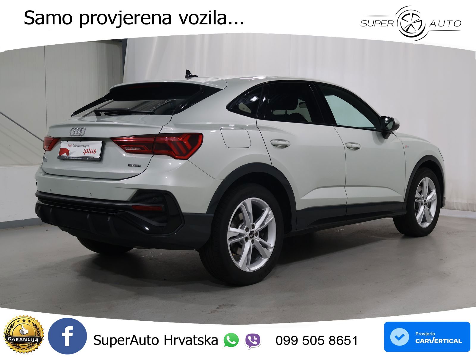 Audi Q3 II Sportback 40 TFSI (190 KS) quattro S tronic S line LED+GR SJED+ACC