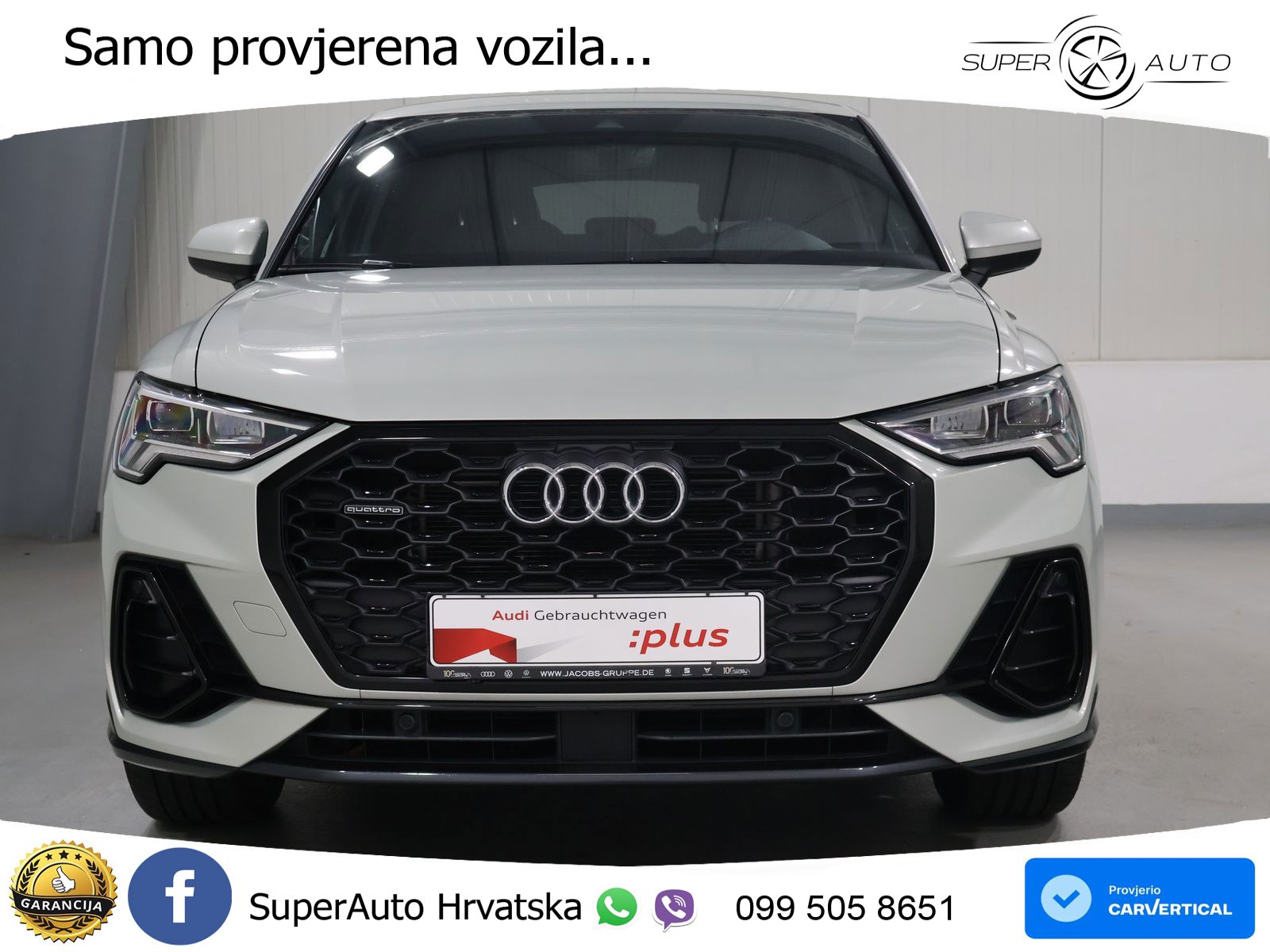 Audi Q3 II Sportback 40 TFSI (190 KS) quattro S tronic S line LED+GR SJED+ACC