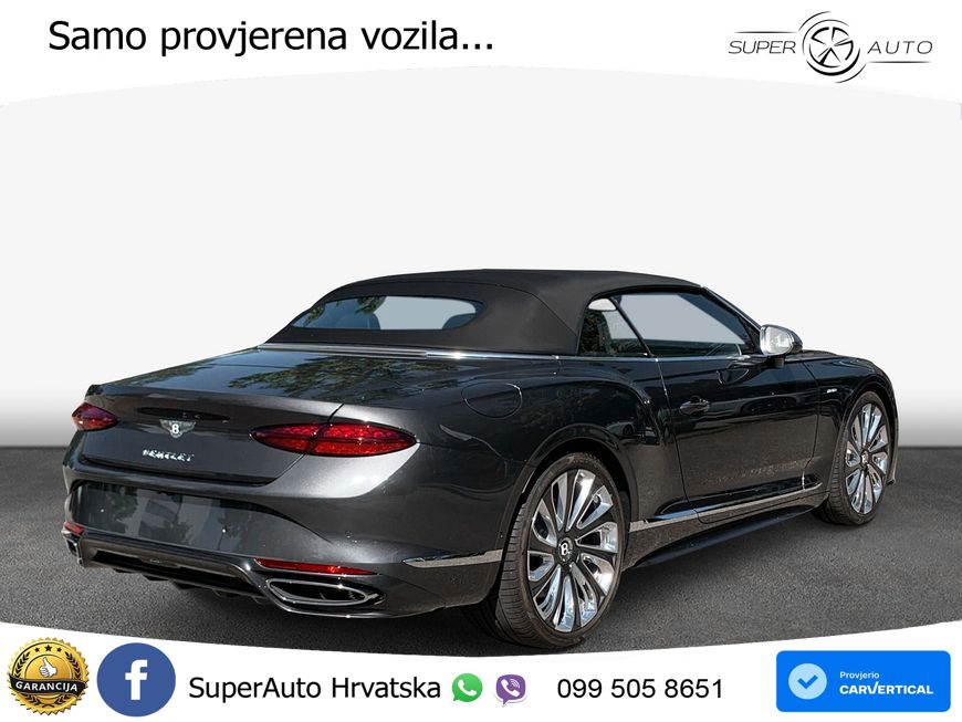 Bentley Continental GTC IV 4.0 V8 TFSi (782 KS) AWD DCT LED+GR SJED+ACC