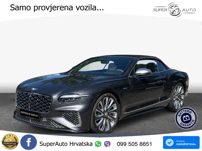 Bentley Continental GTC IV 4.0 V8 TFSi (782 KS) AWD DCT LED+GR SJED+ACC