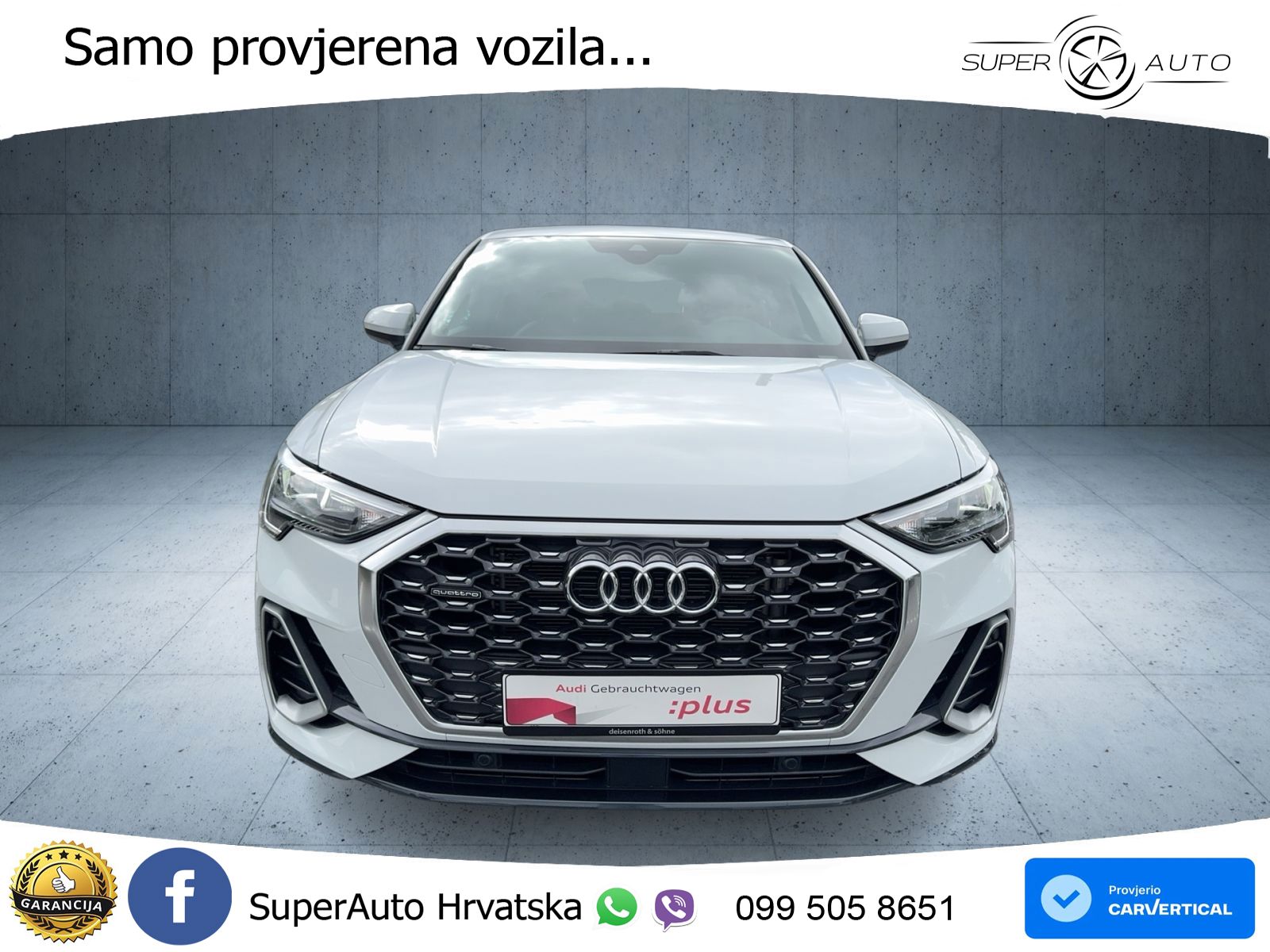 Audi Q3 II Sportback 40 TFSI (190 KS) quattro S tronic S line LED+GR SJED+ACC