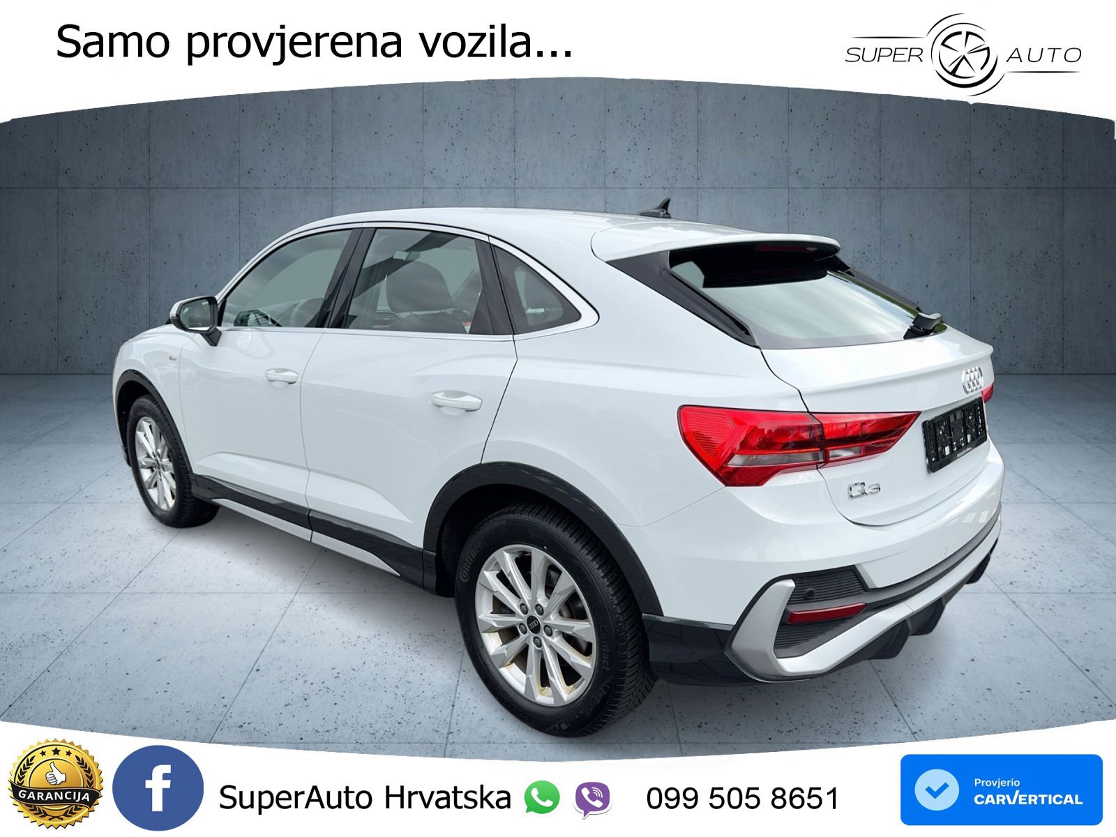 Audi Q3 II Sportback 40 TFSI (190 KS) quattro S tronic S line LED+GR SJED+ACC