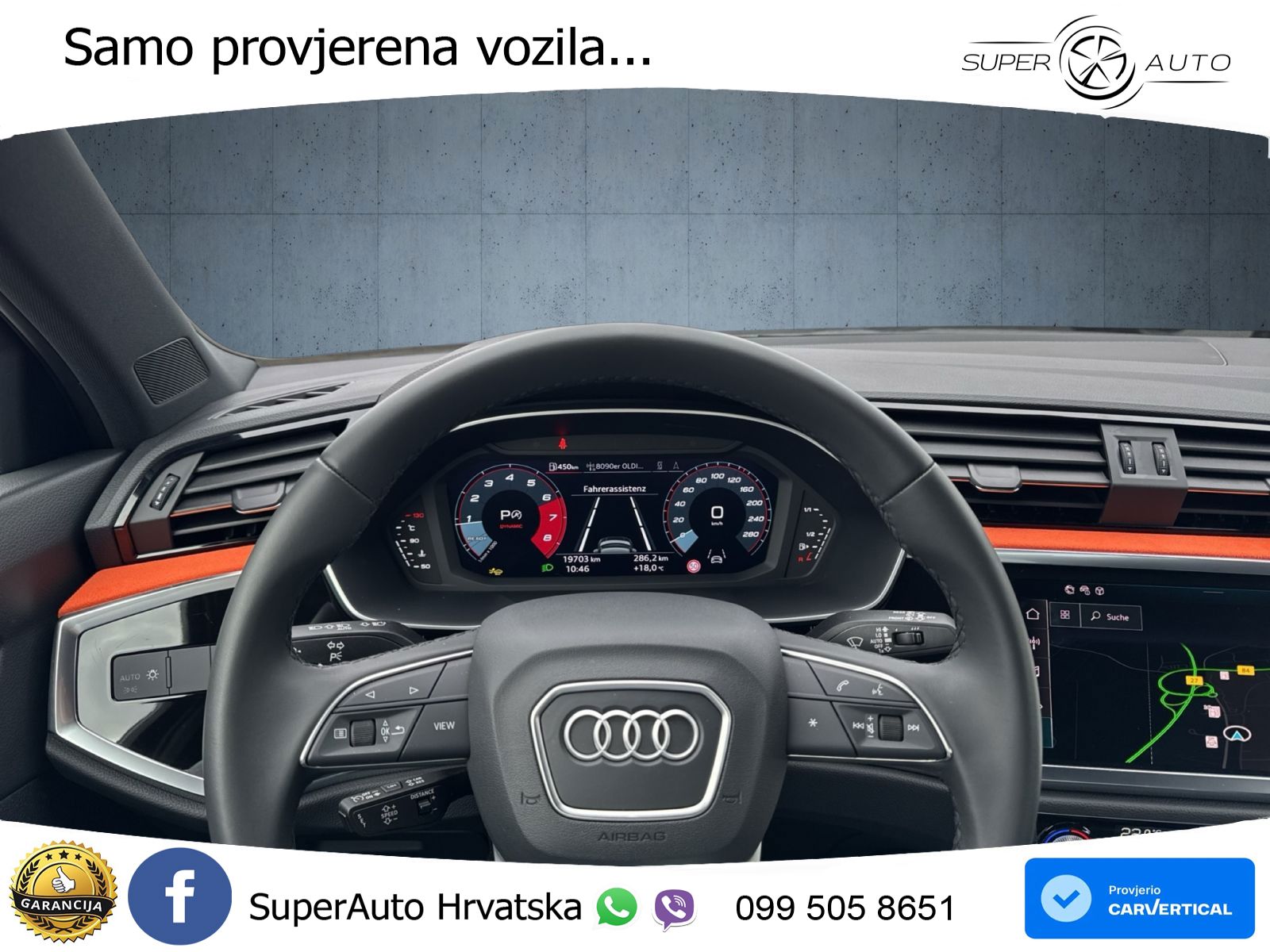 Audi Q3 II Sportback 40 TFSI (190 KS) quattro S tronic S line LED+GR SJED+ACC