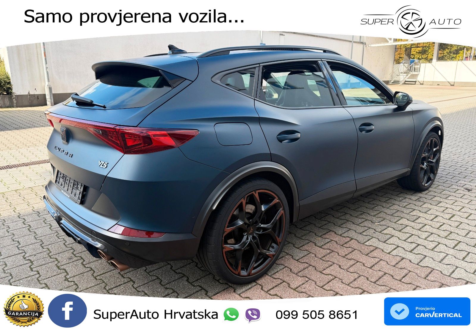 Cupra Formentor VZ5 2.5 TSI (390 KS) 4Drive DSG LED+GR SJED+ACC