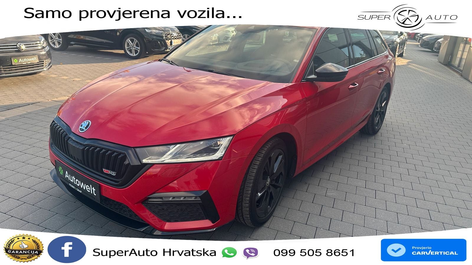 Škoda Octavia Combi RS 2.0 TDI (200 KS) DSG MATRIX+GR SJED+KAM