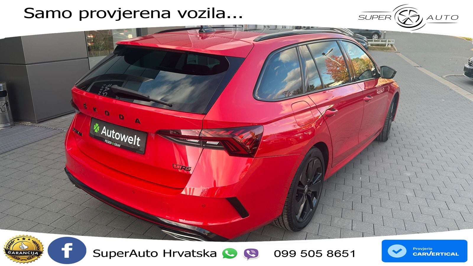 Škoda Octavia Combi RS 2.0 TDI (200 KS) DSG MATRIX+GR SJED+KAM