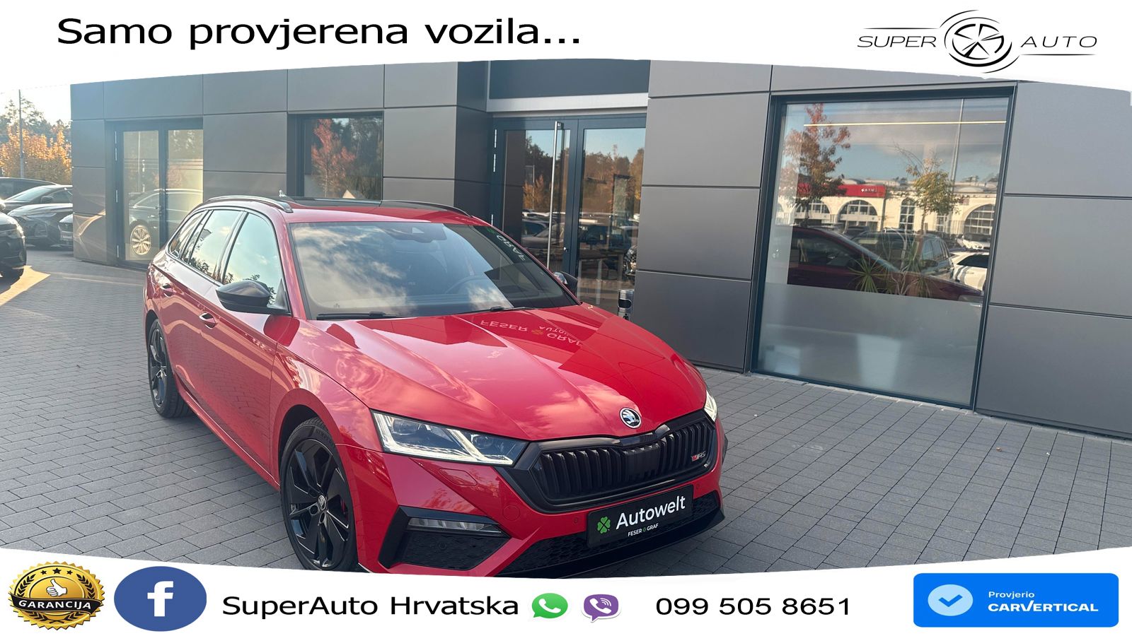 Škoda Octavia Combi RS 2.0 TDI (200 KS) DSG MATRIX+GR SJED+KAM