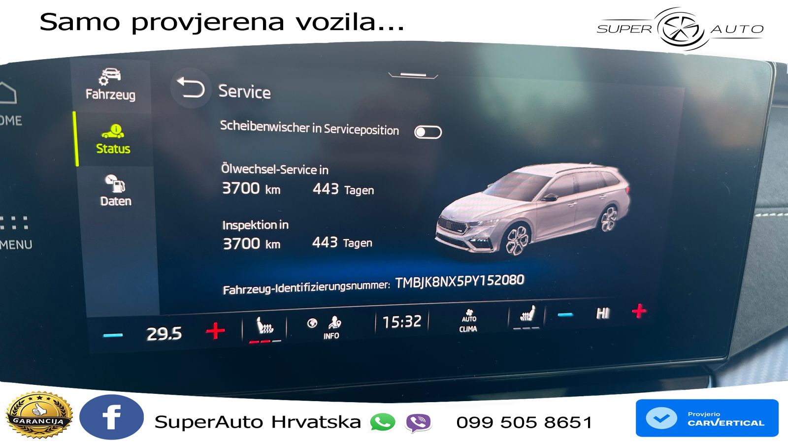 Škoda Octavia Combi RS 2.0 TDI (200 KS) DSG MATRIX+GR SJED+KAM