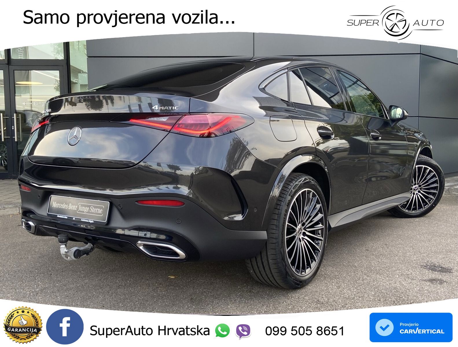 Mercedes GLC Coupe 200 (204 KS) 4MATIC 9G-TRONIC AMG ACC+GR SJED+360+PANO