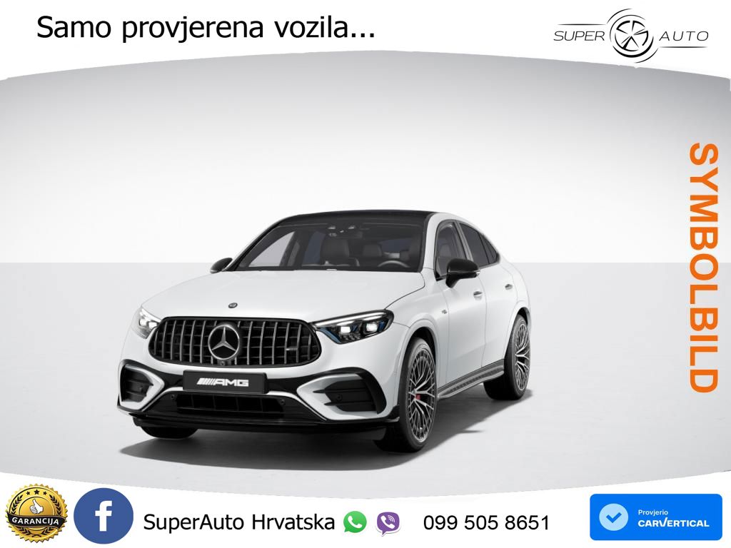 Mercedes GLC Coupe AMG 53 (449 KS) 4MATIC+ AMG SPEEDSHIFT TCT 9G ACC+HEAD+GR SJED+360+PANO
