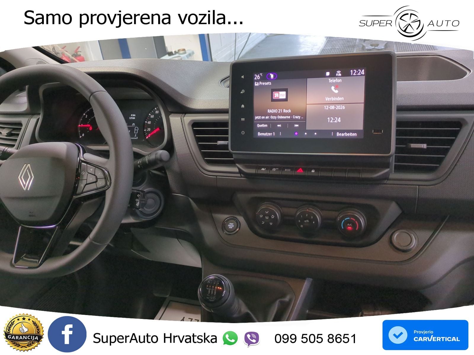 Renault Trafic 2.0 BLUE dCi 130 L1H1 3,0t Komfort (EURO 131 KS