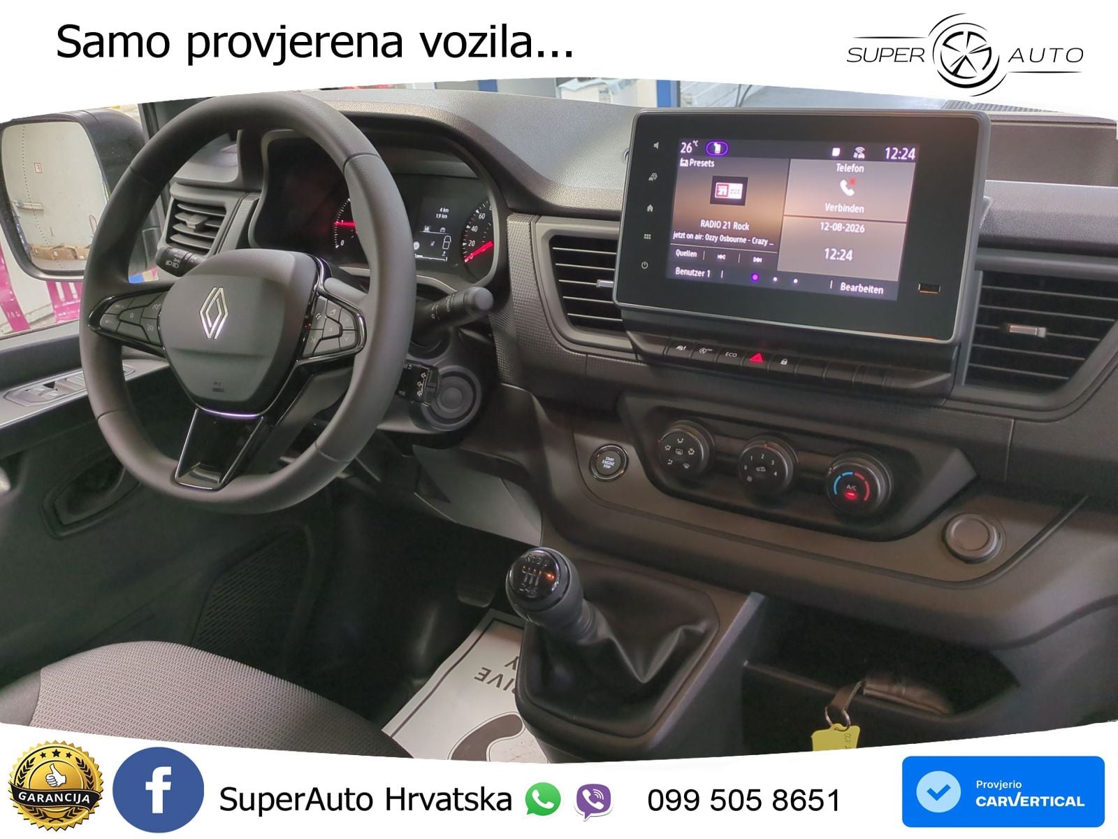 Renault Trafic 2.0 BLUE dCi 130 L1H1 3,0t Komfort (EURO 131 KS