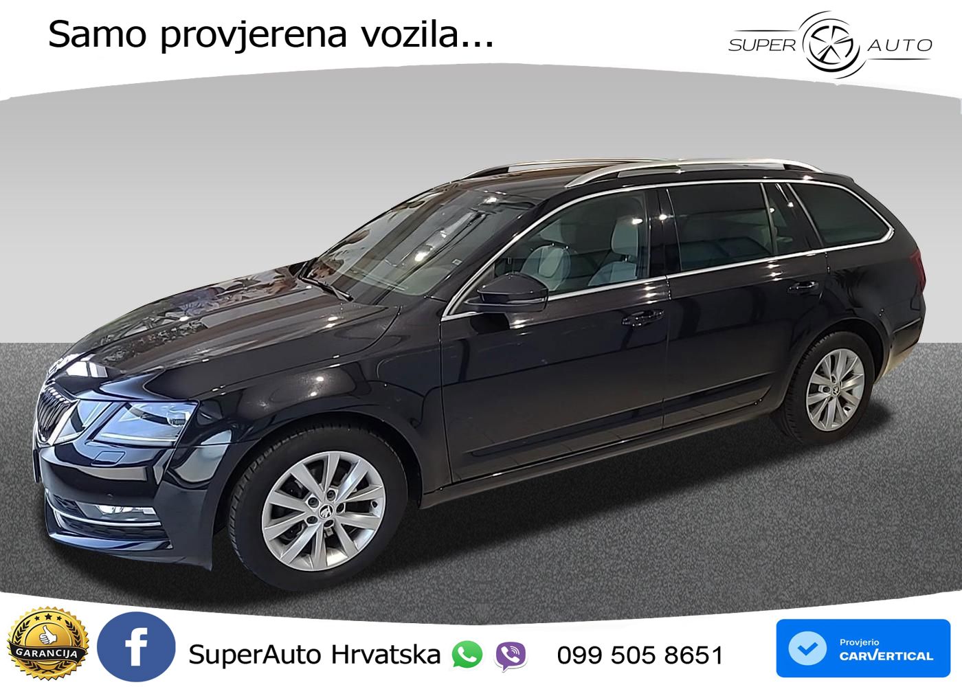 Škoda Octavia Combi 2.0 TDI (150 KS) DSG LED+GR SJED+ACC