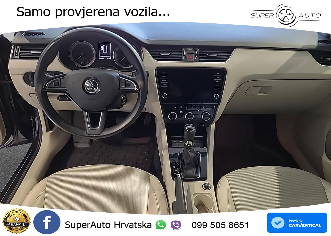 Škoda Octavia Combi 2.0 TDI (150 KS) DSG LED+GR SJED+ACC