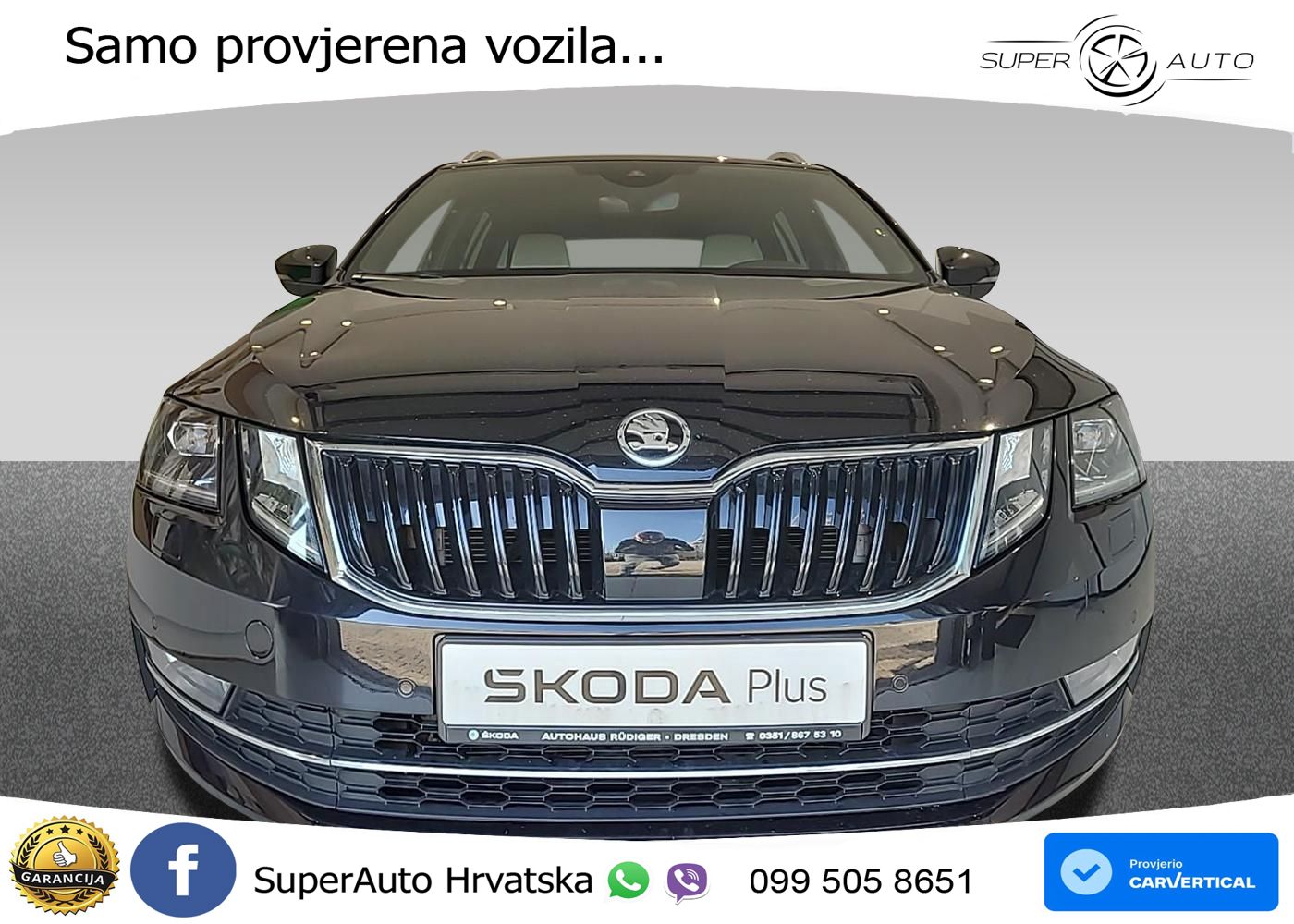 Škoda Octavia Combi 2.0 TDI (150 KS) DSG LED+GR SJED+ACC