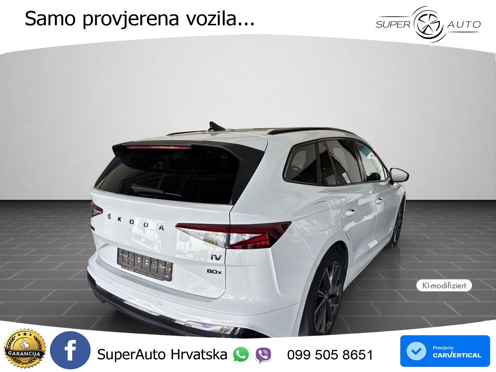 Škoda Enyaq iV 80x 82 kWh (265 KS) AWD SportLine LED+GR SJED+ACC