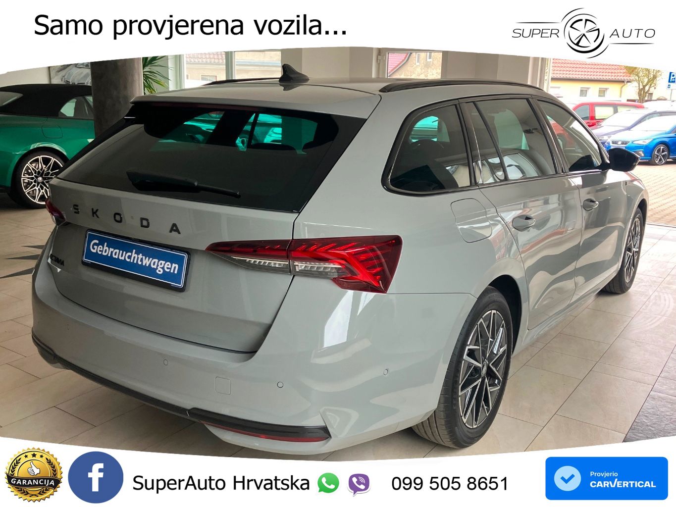 Škoda Octavia Combi 1.5 TSI (150 KS) DSG SportLine LED+GR SJED+ACC