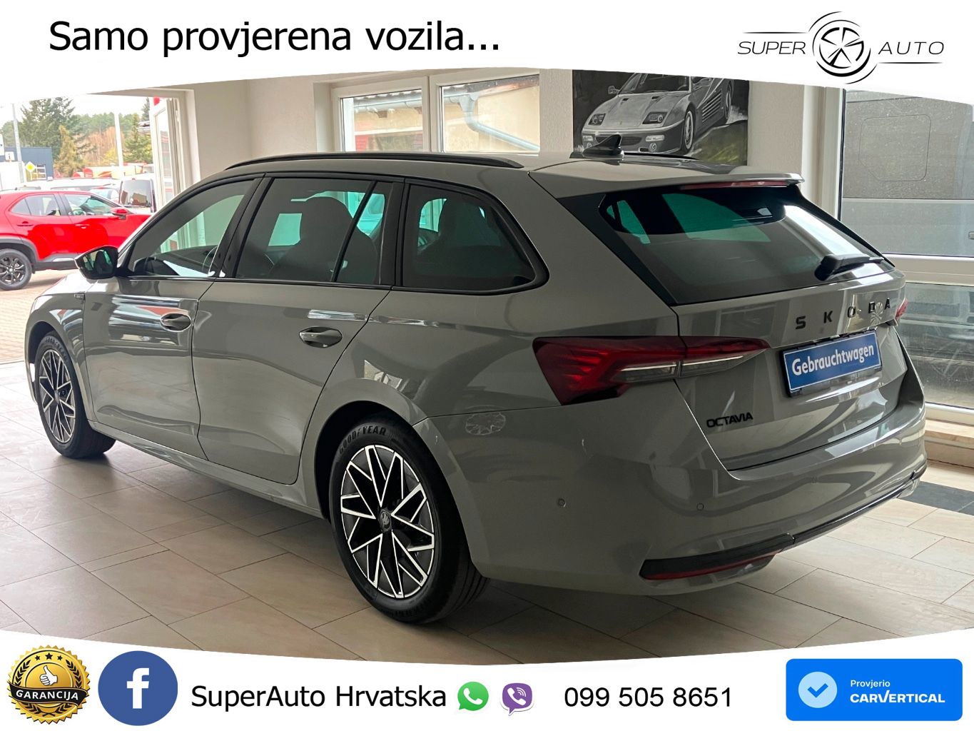 Škoda Octavia Combi 1.5 TSI (150 KS) DSG SportLine LED+GR SJED+ACC