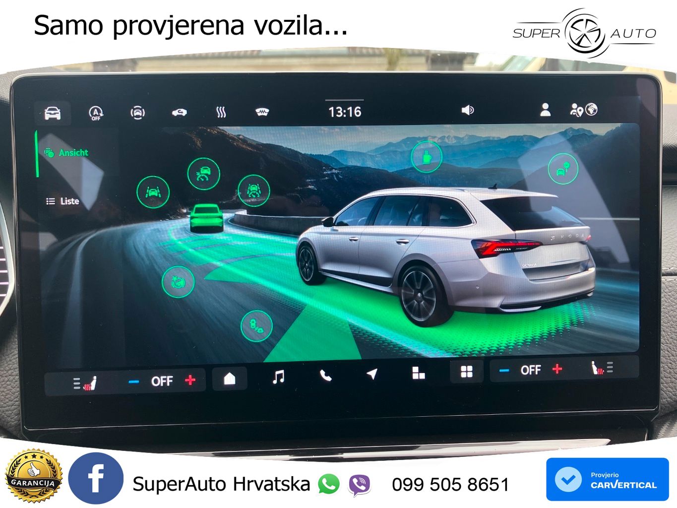 Škoda Octavia Combi 1.5 TSI (150 KS) DSG SportLine LED+GR SJED+ACC