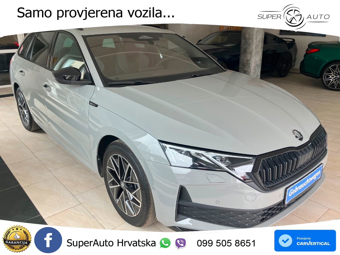Škoda Octavia Combi 1.5 TSI (150 KS) DSG SportLine LED+GR SJED+ACC