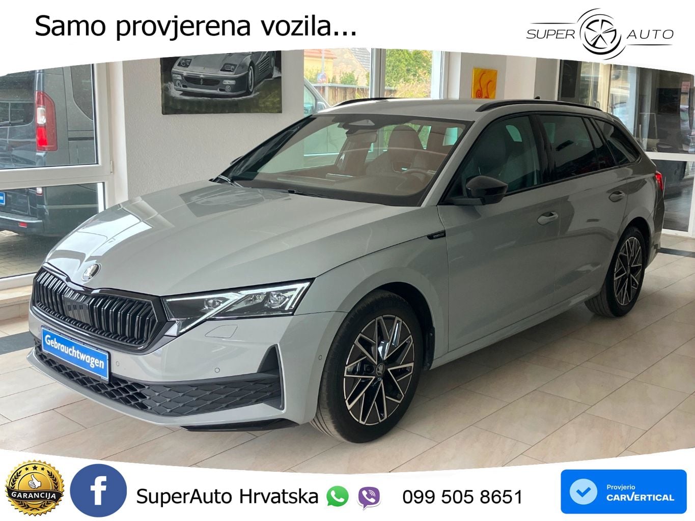 Škoda Octavia Combi 1.5 TSI (150 KS) DSG SportLine LED+GR SJED+ACC