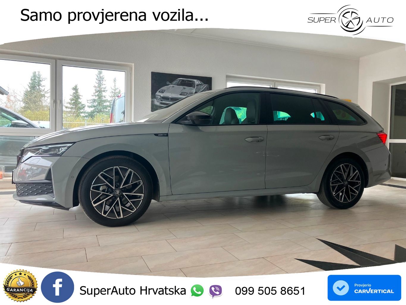 Škoda Octavia Combi 1.5 TSI (150 KS) DSG SportLine LED+GR SJED+ACC