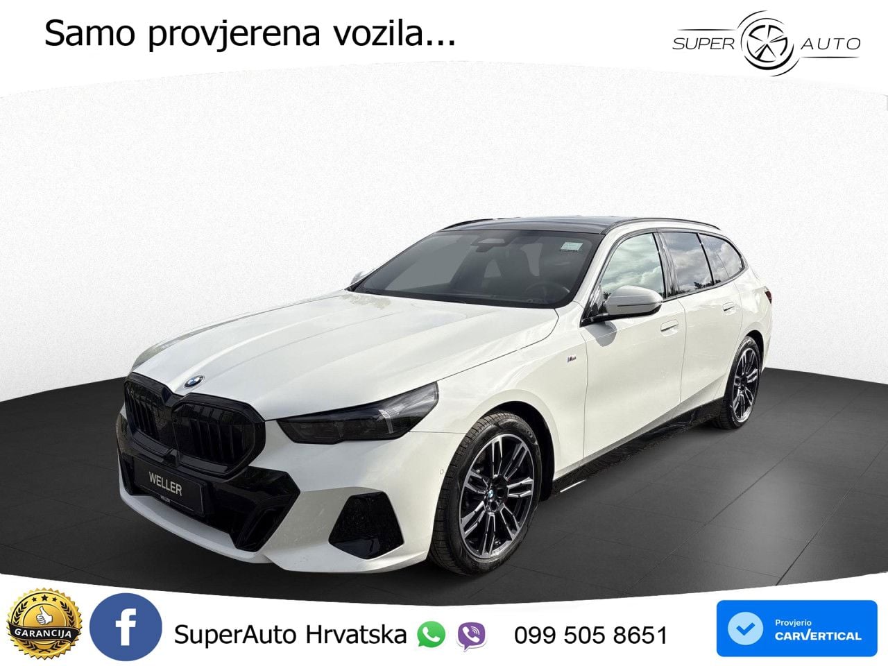 BMW 520d Touring (197 KS) Steptronic M Sport ACC+HEAD+4xGR SJED+360+PANO