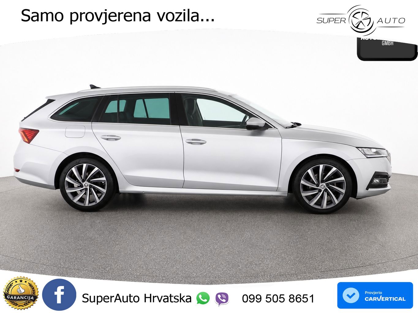 Škoda Octavia Combi 2.0 TDI (150 KS) DSG LED+GR SJED+ACC