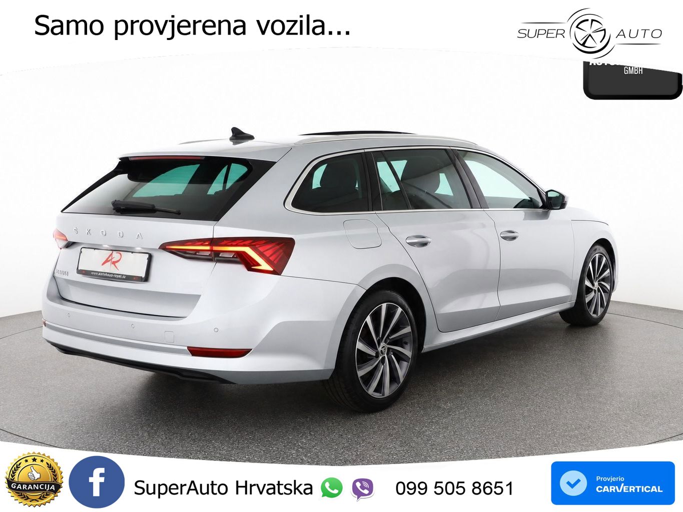 Škoda Octavia Combi 2.0 TDI (150 KS) DSG LED+GR SJED+ACC