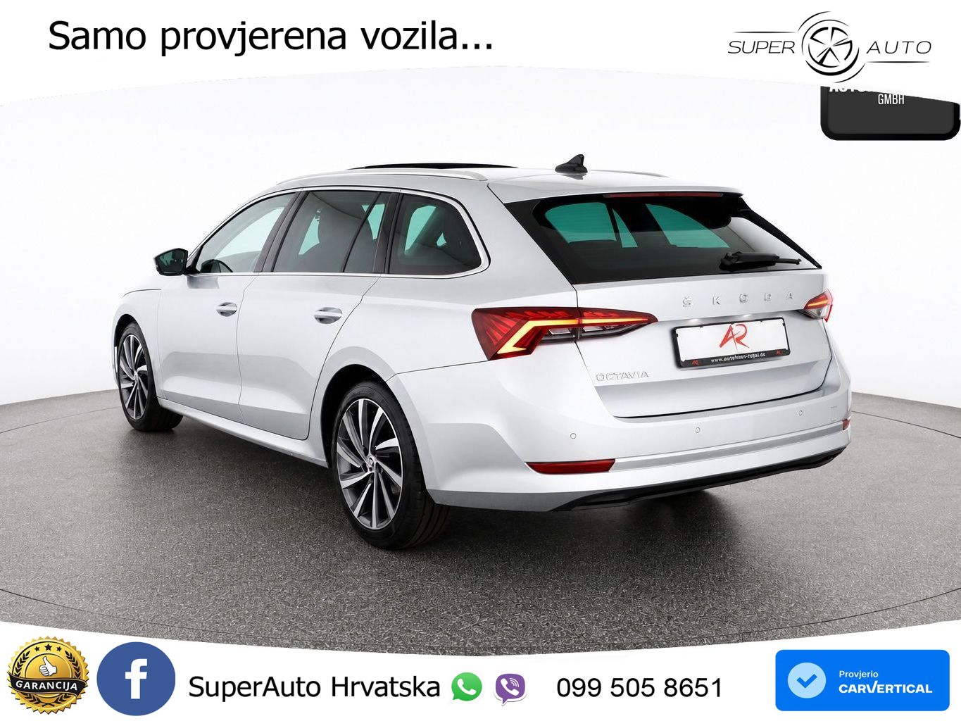 Škoda Octavia Combi 2.0 TDI (150 KS) DSG LED+GR SJED+ACC
